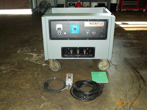 WEEKLY RENTAL P-500 4000 amp ac/hwdc machine with demag, cables, prods, control station & certification 220/440v