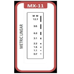 MX-11 Metric-Linear crack comparator
