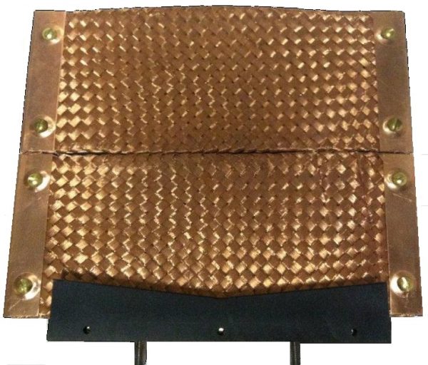Large Copper Pad Assembly 12" x 12" (2 Copper Pads & V-Block)